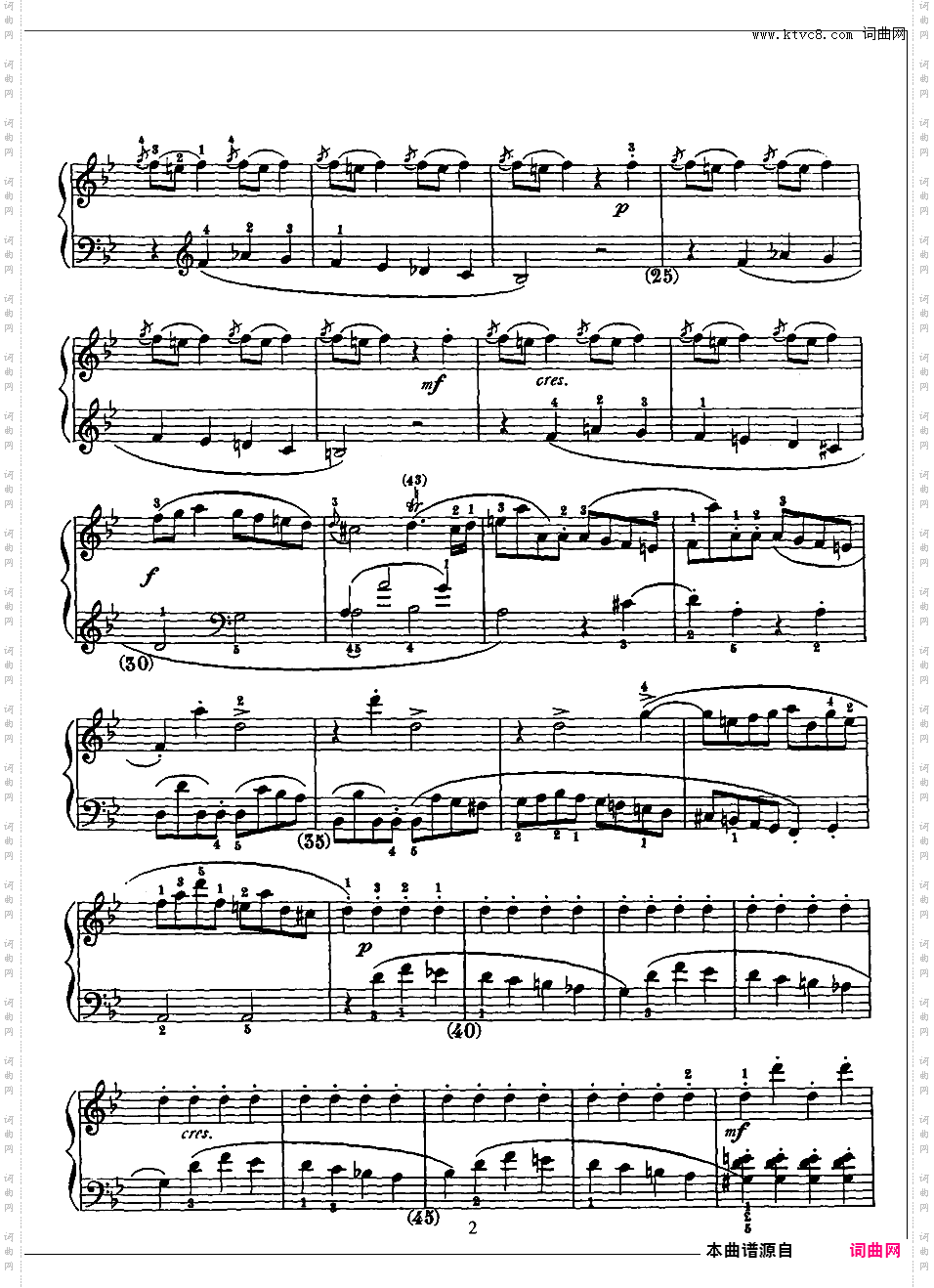 500首钢琴奏鸣曲共33册Scarlatti Sonatas 246-258