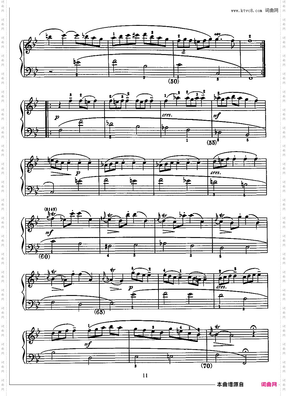 500首钢琴奏鸣曲共33册Scarlatti Sonatas 246-258