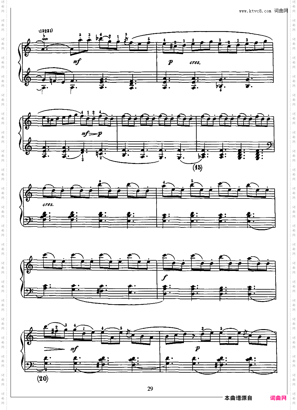 500首钢琴奏鸣曲共33册Scarlatti Sonatas 246-258