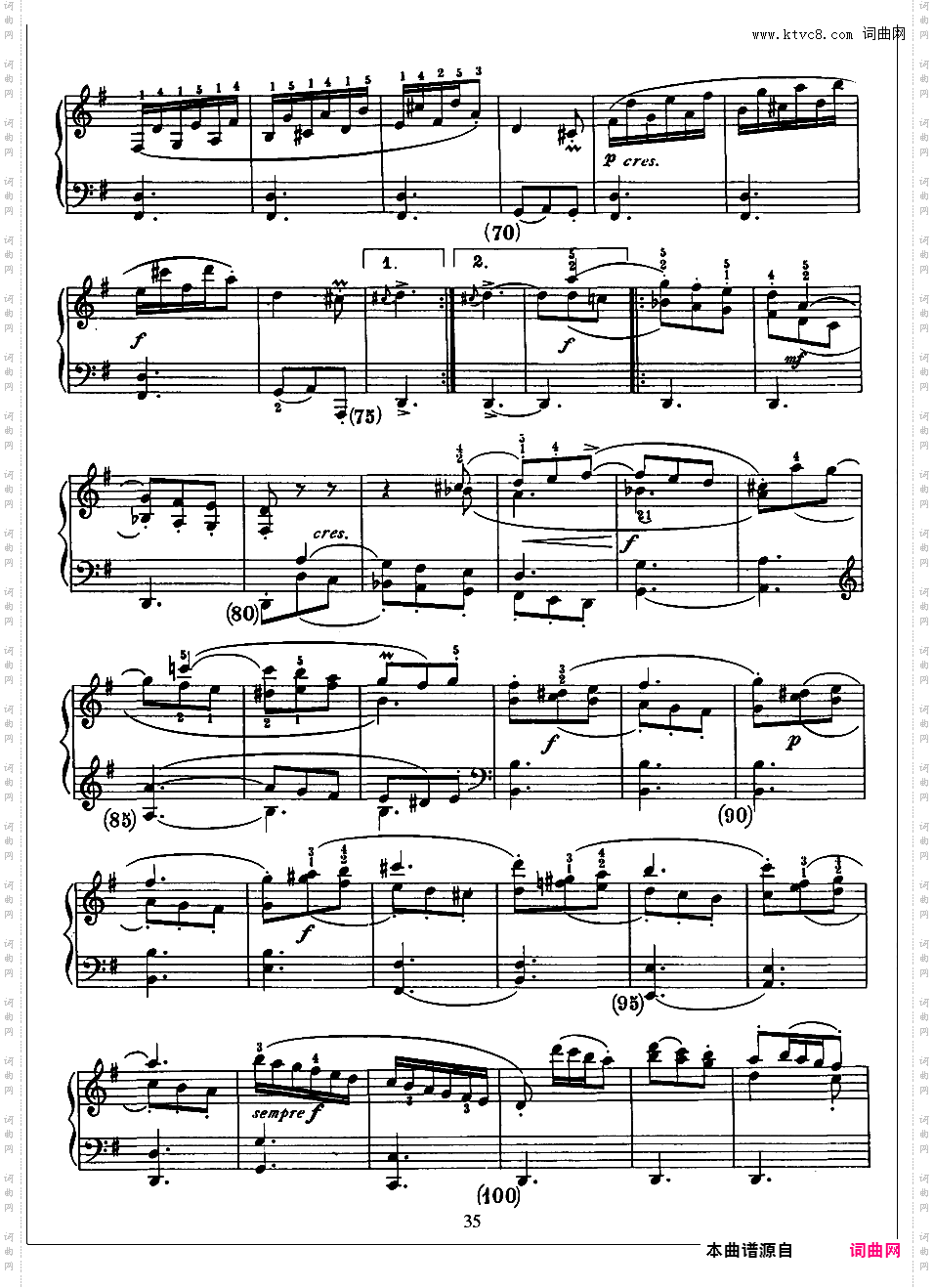 500首钢琴奏鸣曲共33册Scarlatti Sonatas 246-258