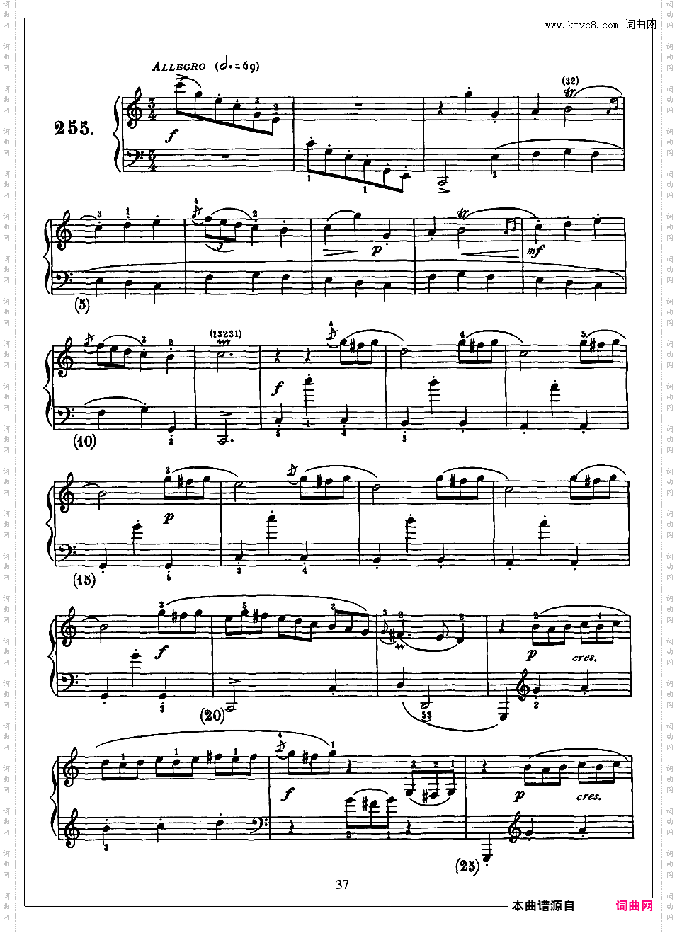 500首钢琴奏鸣曲共33册Scarlatti Sonatas 246-258