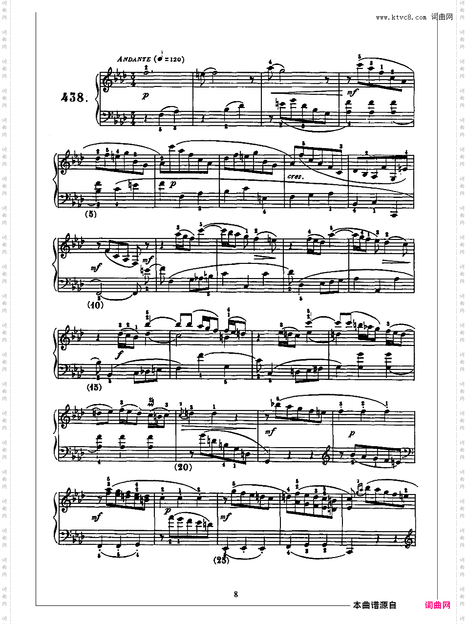500首钢琴奏鸣曲共33册Scarlatti Sonatas 436-450