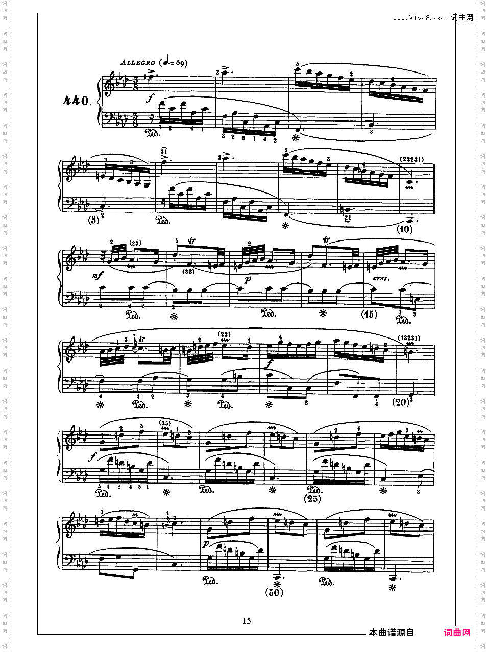 500首钢琴奏鸣曲共33册Scarlatti Sonatas 436-450