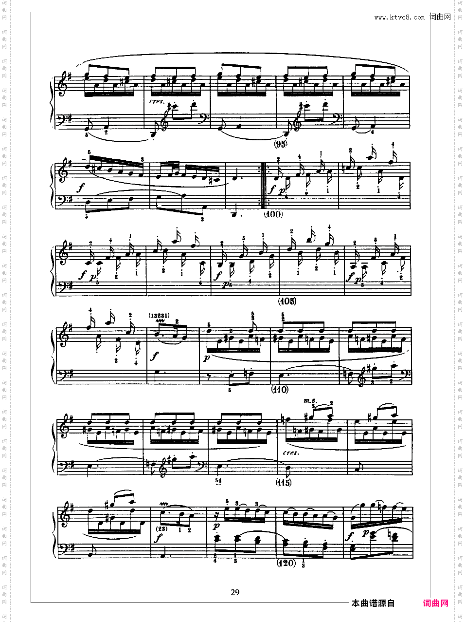 500首钢琴奏鸣曲共33册Scarlatti Sonatas 436-450