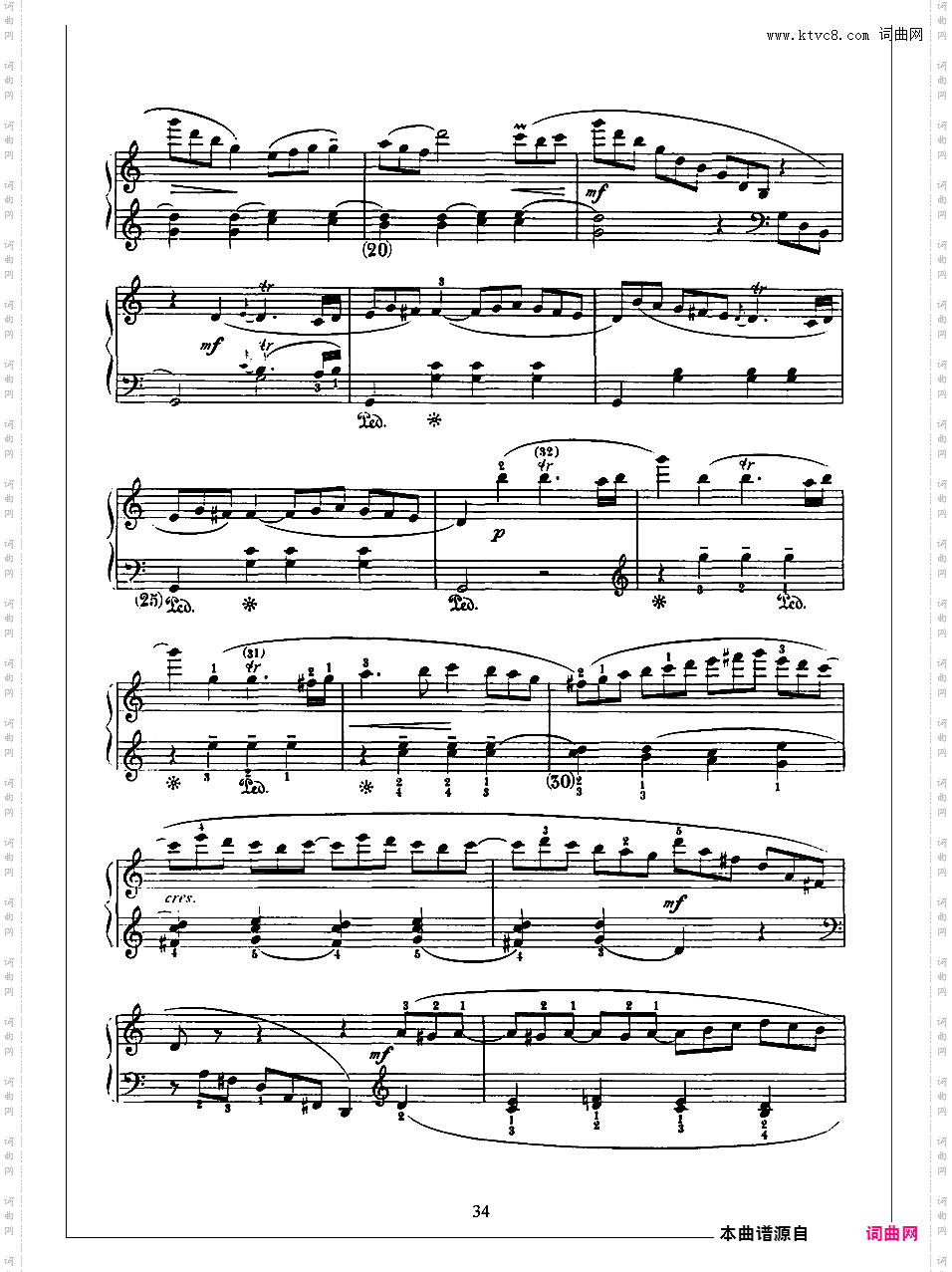 500首钢琴奏鸣曲共33册Scarlatti Sonatas 436-450