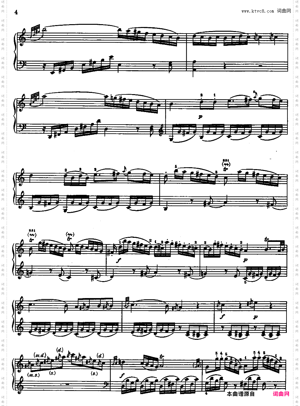 钢琴奏鸣曲全集 Piano Sonatas莫扎特奏鸣曲 k279