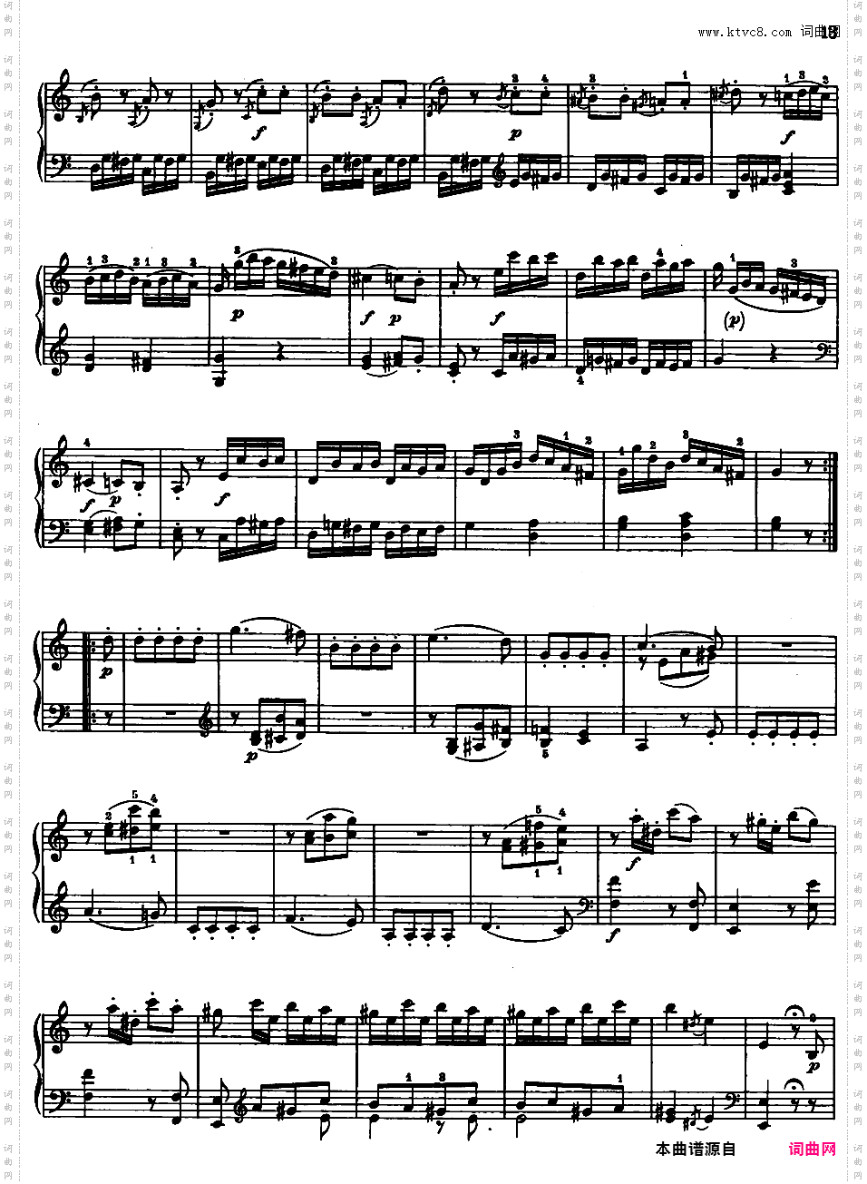 钢琴奏鸣曲全集 Piano Sonatas莫扎特奏鸣曲 k279