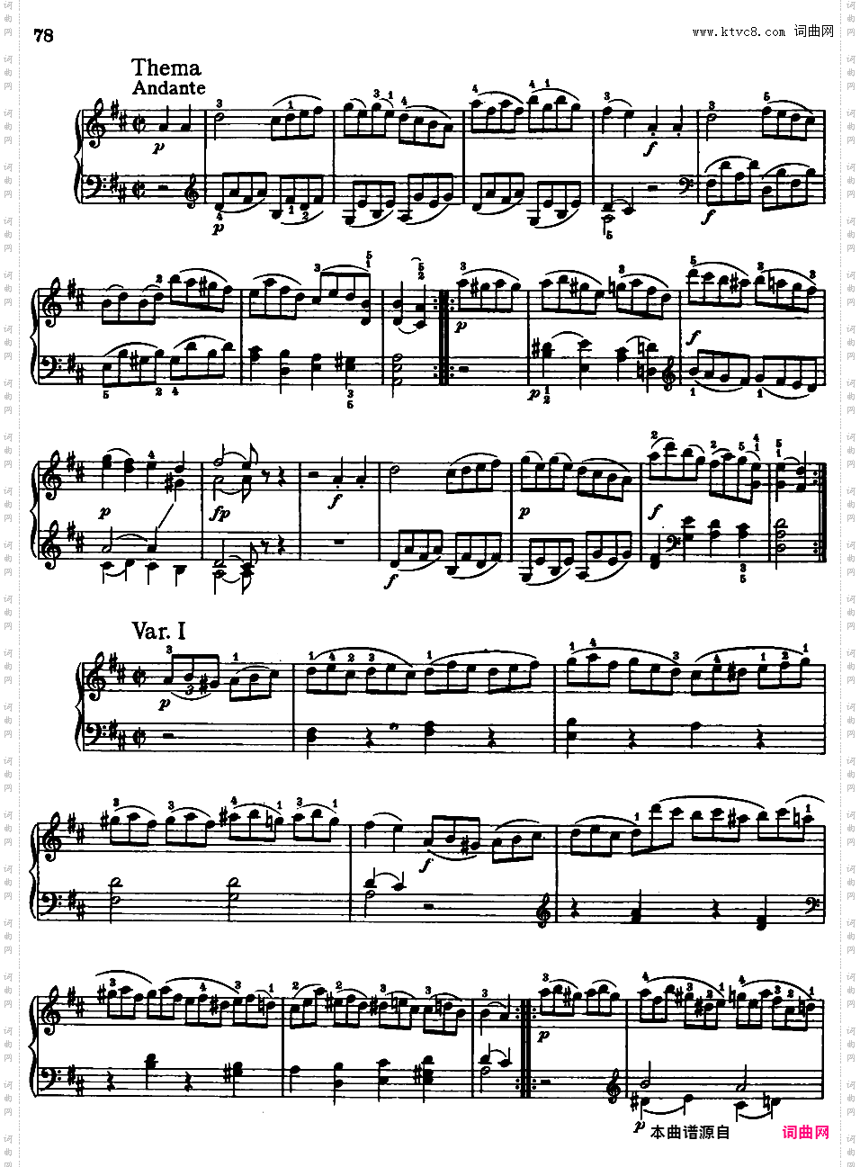 钢琴奏鸣曲全集 Piano Sonatas莫扎特奏鸣曲 k284