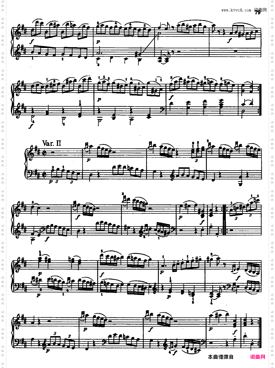 钢琴奏鸣曲全集 Piano Sonatas莫扎特奏鸣曲 k284