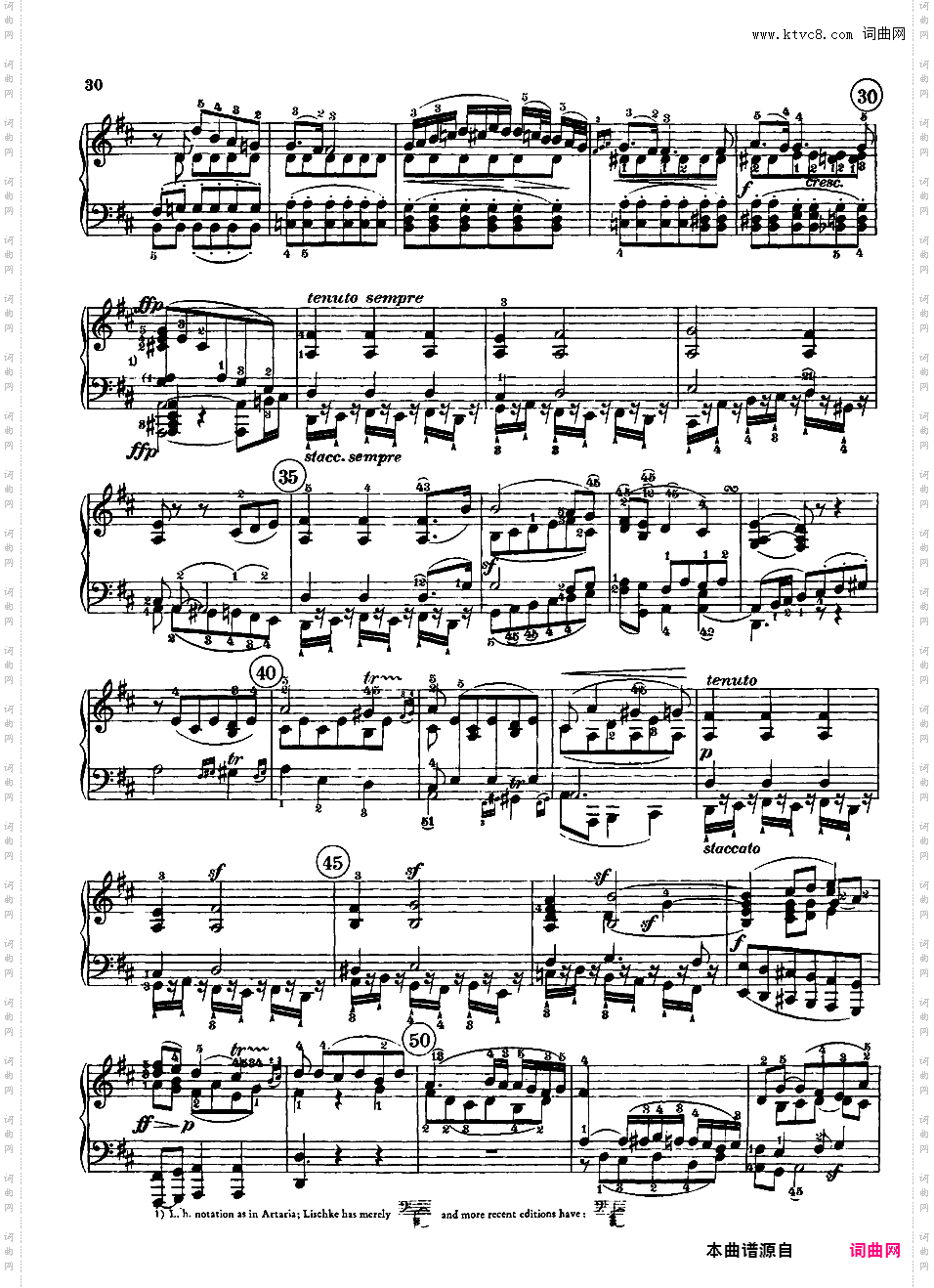 A大调第二钢琴奏鸣曲 Op·2-2