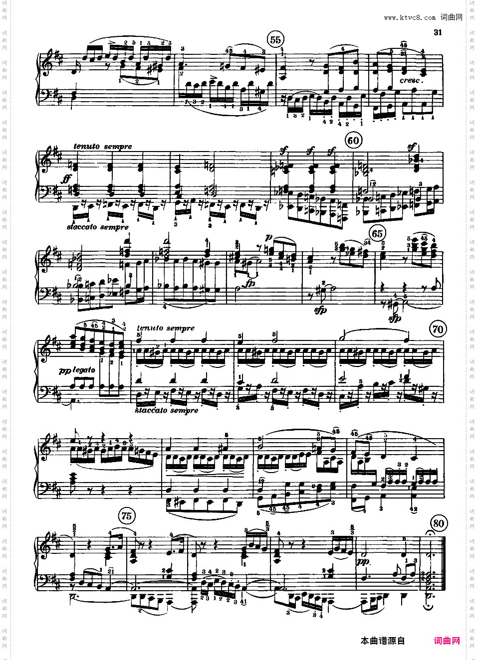 A大调第二钢琴奏鸣曲 Op·2-2