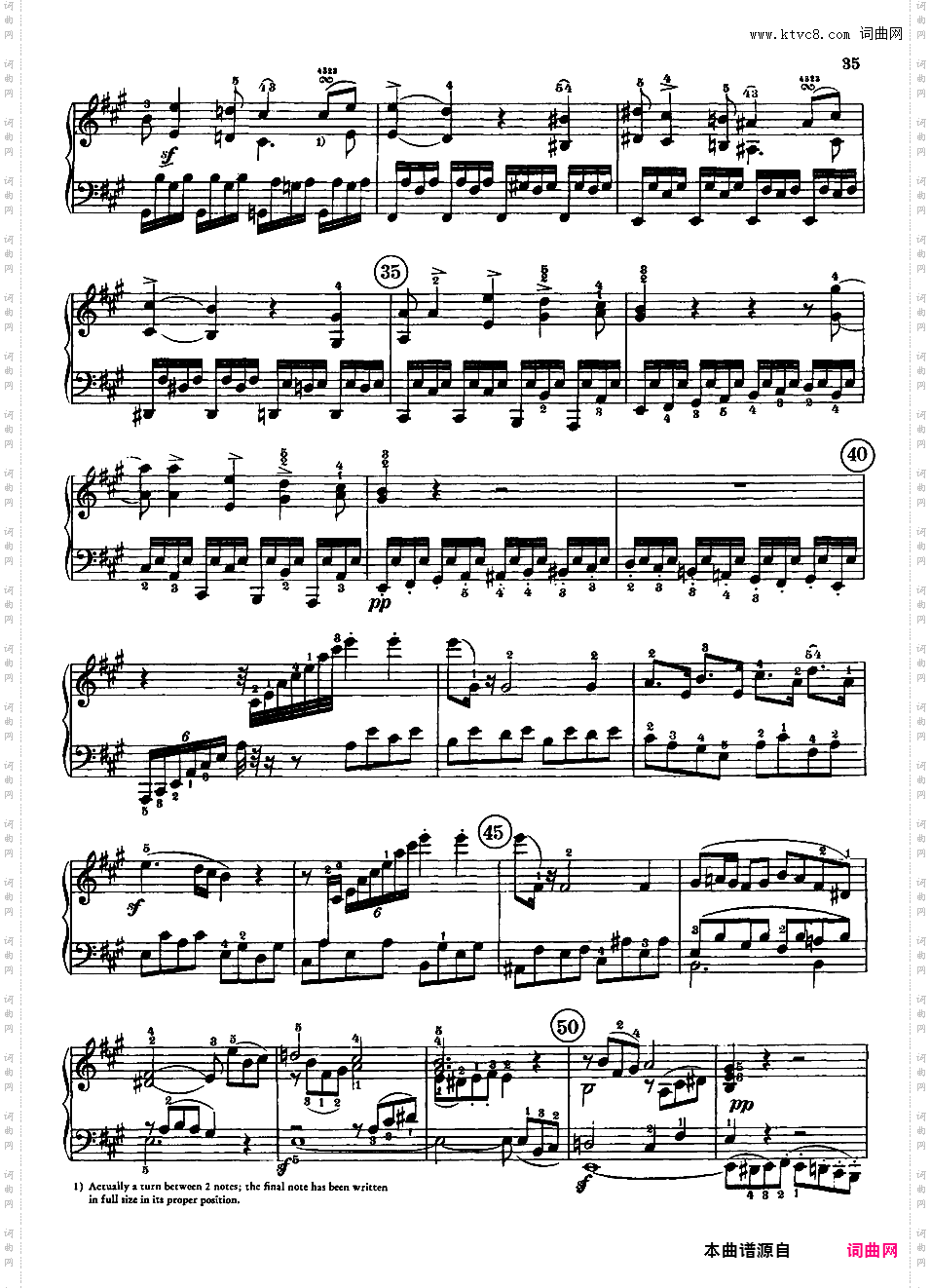 A大调第二钢琴奏鸣曲 Op·2-2