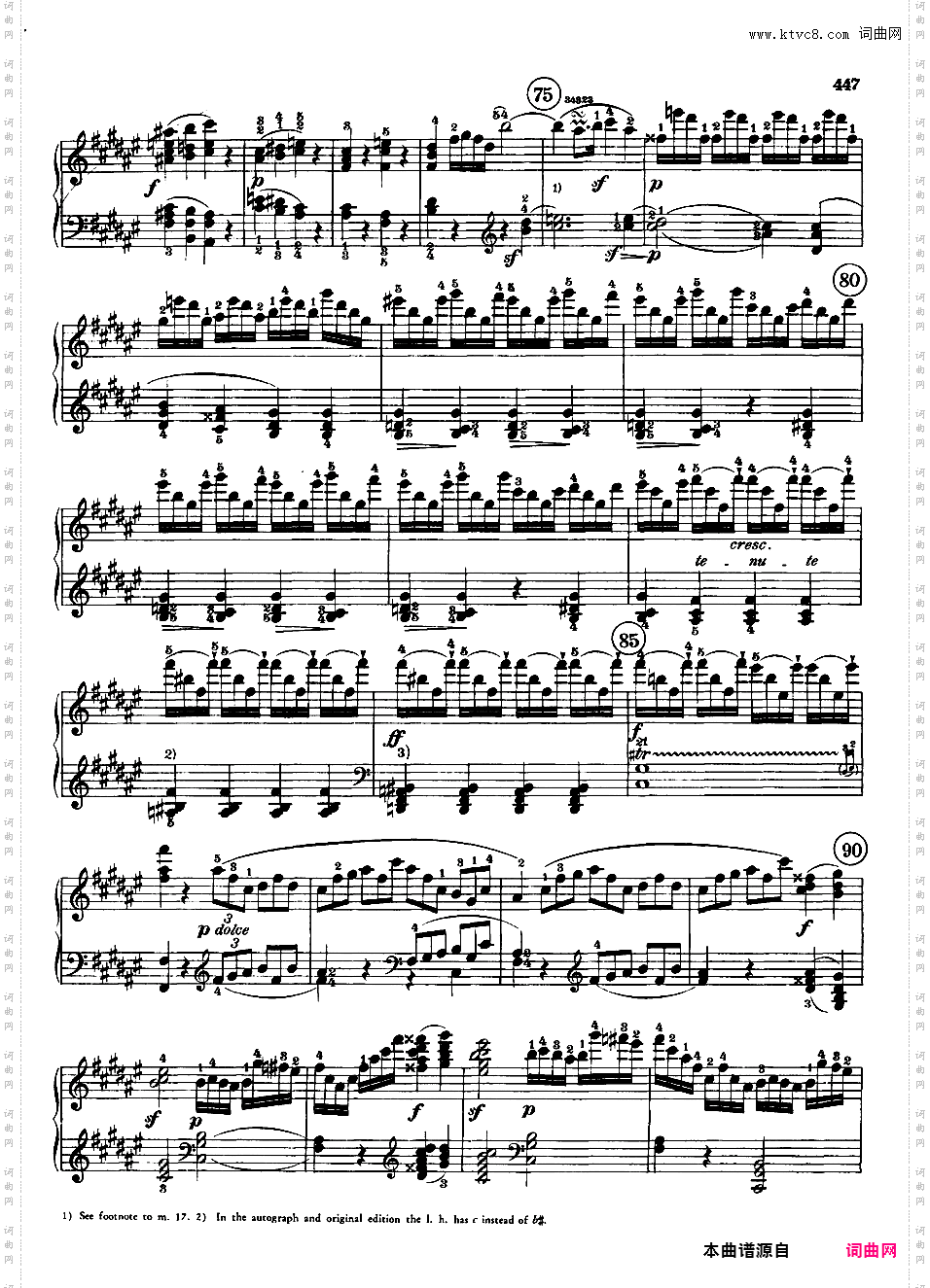 升F大调第二十四钢琴奏鸣曲 Op·78