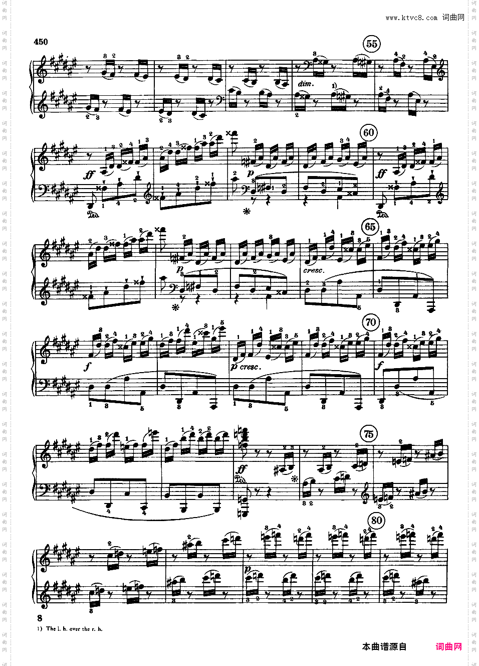 升F大调第二十四钢琴奏鸣曲 Op·78