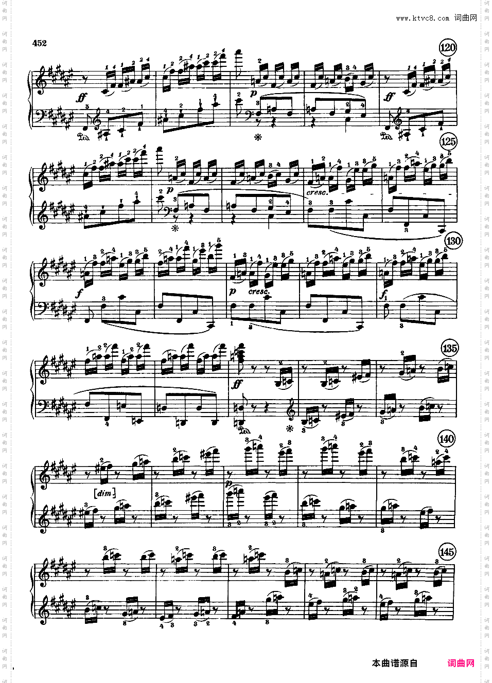 升F大调第二十四钢琴奏鸣曲 Op·78