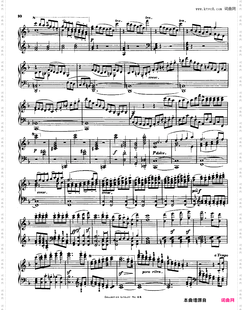 F大调第七弦乐四重奏 String Quartet No·7 in F Major Op·59-1