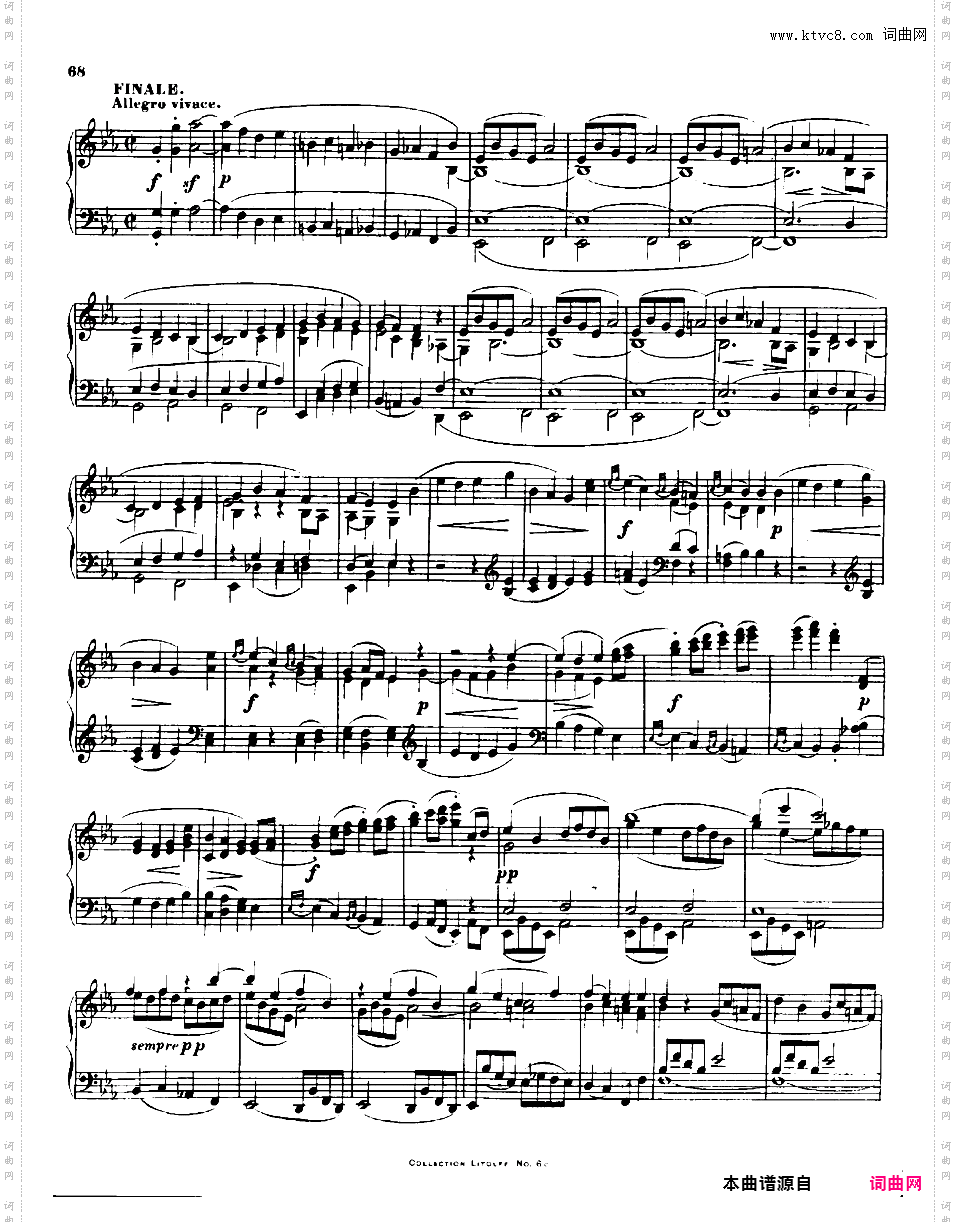 降E大调第十二弦乐四重奏 String Quartet No·12 in E-flat Major Op·127