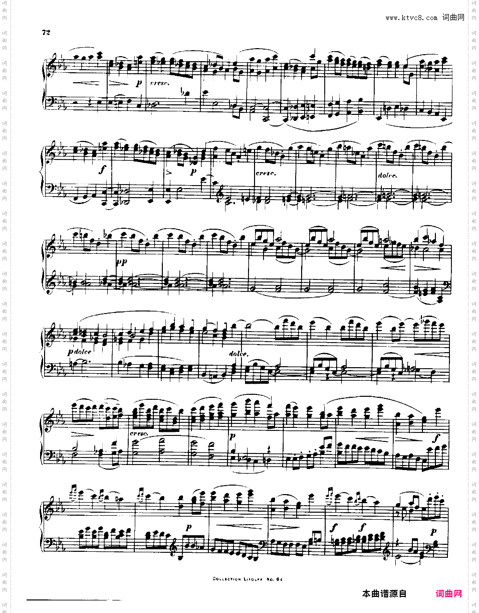 降E大调第十二弦乐四重奏 String Quartet No·12 in E-flat Major Op·127