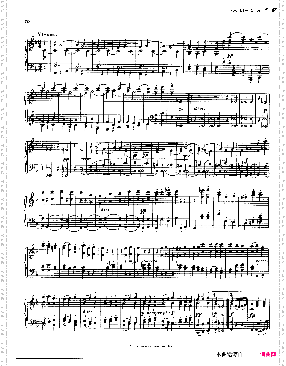 F大调第十六弦乐四重奏 String Quartet No·16 in F Major Op·135