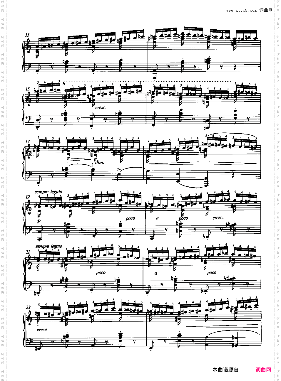 12首练习曲 Op·10Chopin op10 Etudes 版本一