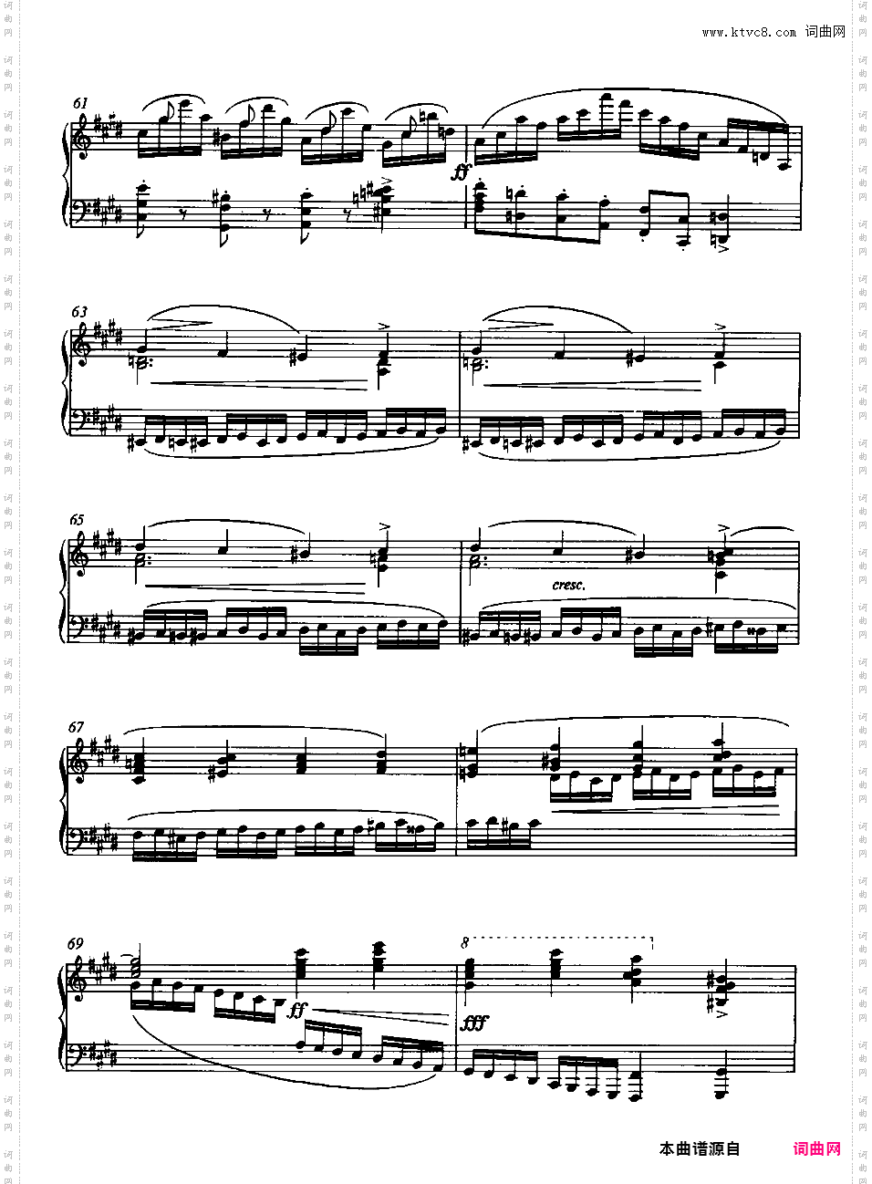 12首练习曲 Op·10Chopin op10 Etudes 版本一