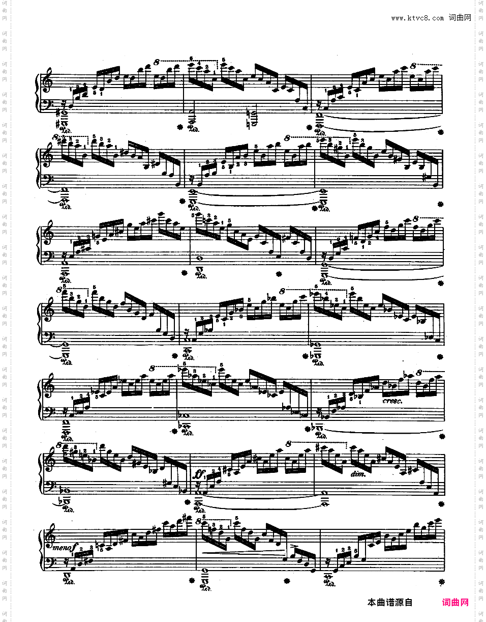 12首练习曲 Op·10Chopin op10 12 Etudes版本二