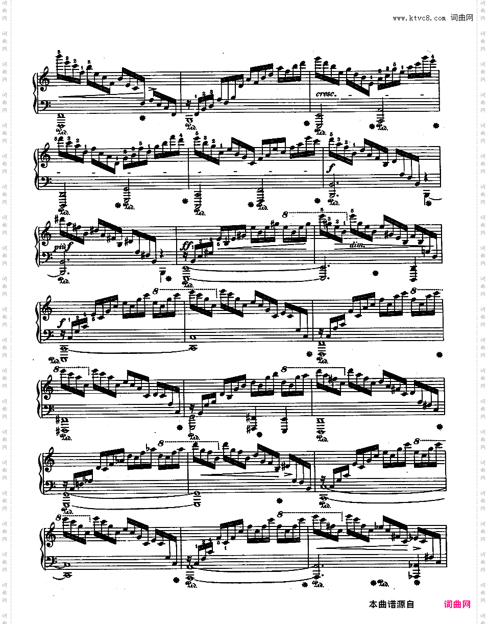 12首练习曲 Op·10Chopin op10 12 Etudes版本二