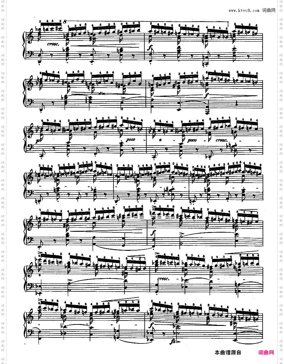 12首练习曲 Op·10Chopin op10 12 Etudes版本二