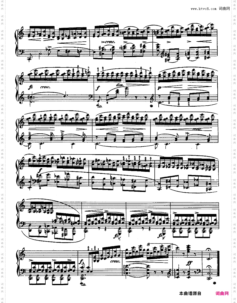 12首练习曲 Op·10Chopin op10 12 Etudes版本二