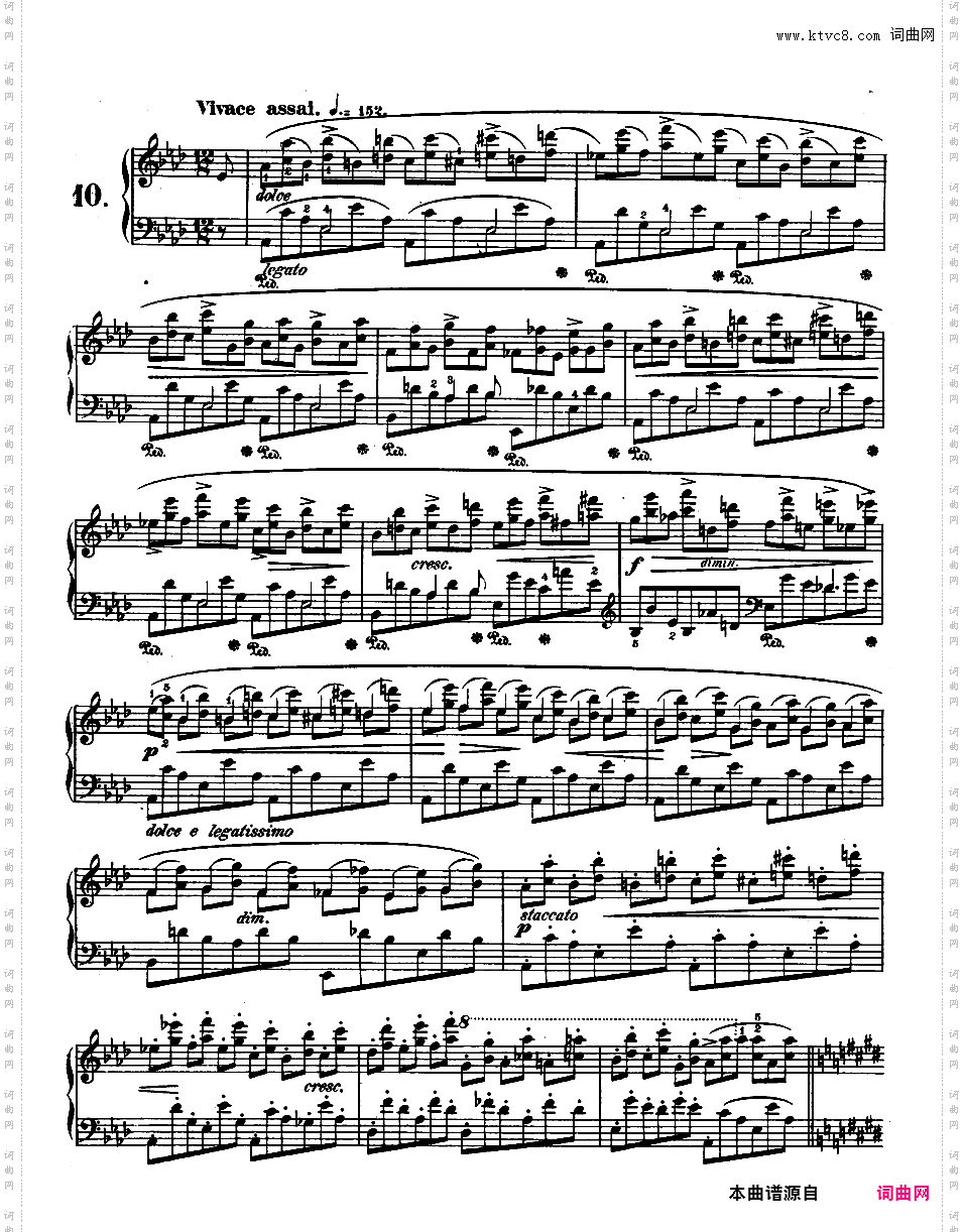 12首练习曲 Op·10Chopin op10 12 Etudes版本二