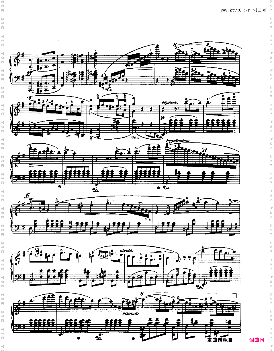 e小调第一钢琴协奏曲 Op·11Chopin op11 Piano Concerto #1 in e 版本二