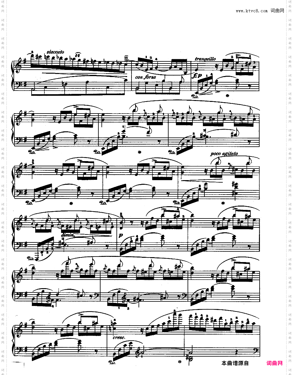 e小调第一钢琴协奏曲 Op·11Chopin op11 Piano Concerto #1 in e 版本二