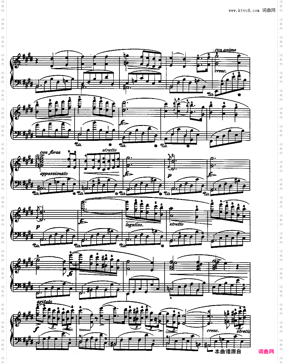 e小调第一钢琴协奏曲 Op·11Chopin op11 Piano Concerto #1 in e 版本二