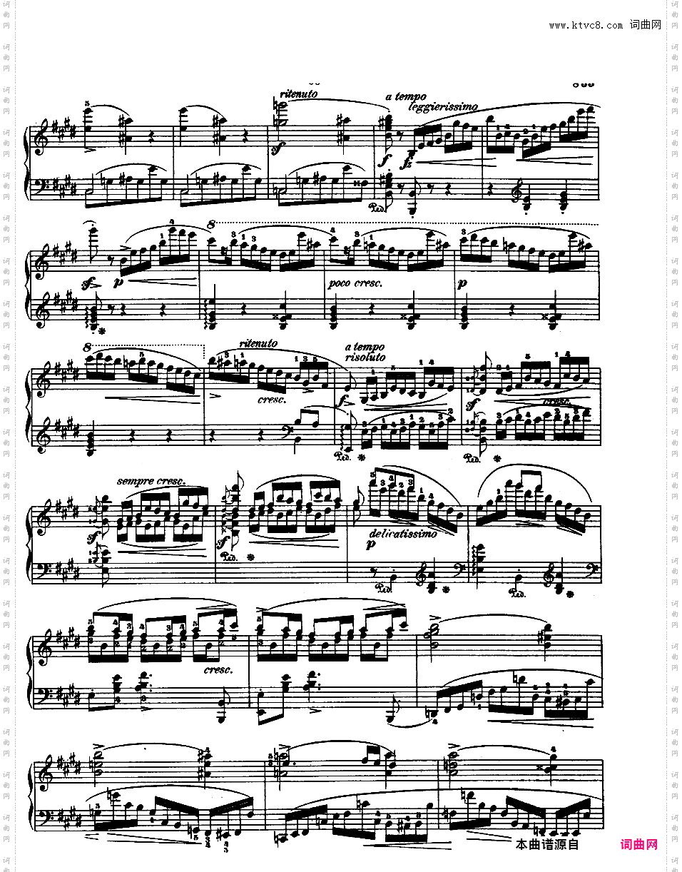 e小调第一钢琴协奏曲 Op·11Chopin op11 Piano Concerto #1 in e 版本二