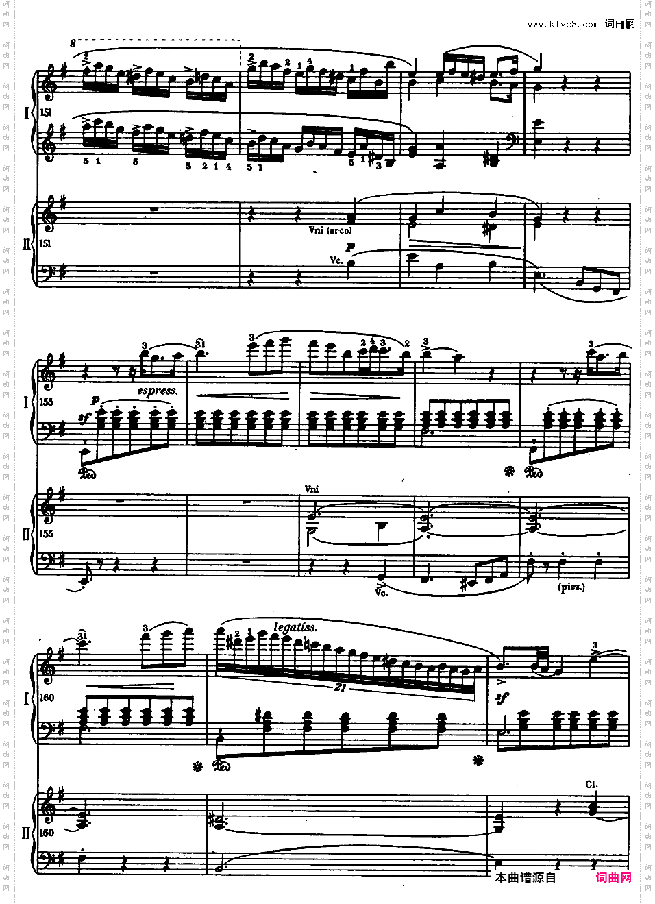 e小调第一钢琴协奏曲 Op·11Chopin op11 Piano Concerto #1 in e 双钢琴版