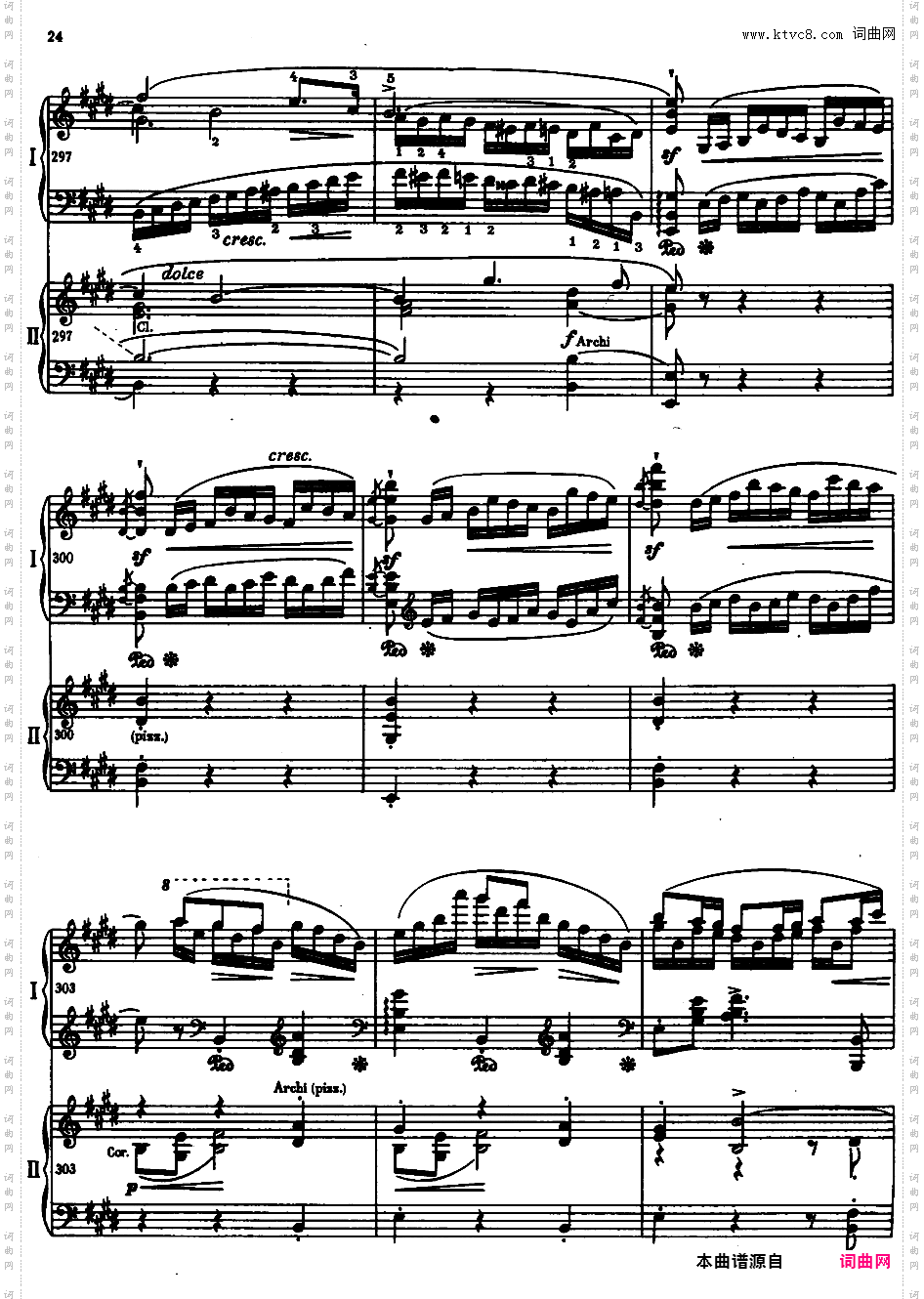 e小调第一钢琴协奏曲 Op·11Chopin op11 Piano Concerto #1 in e 双钢琴版