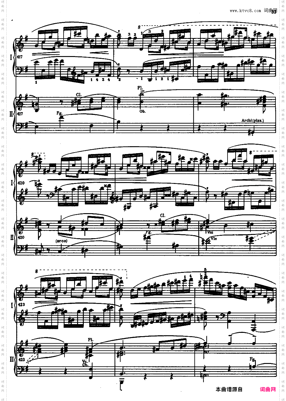 e小调第一钢琴协奏曲 Op·11Chopin op11 Piano Concerto #1 in e 双钢琴版
