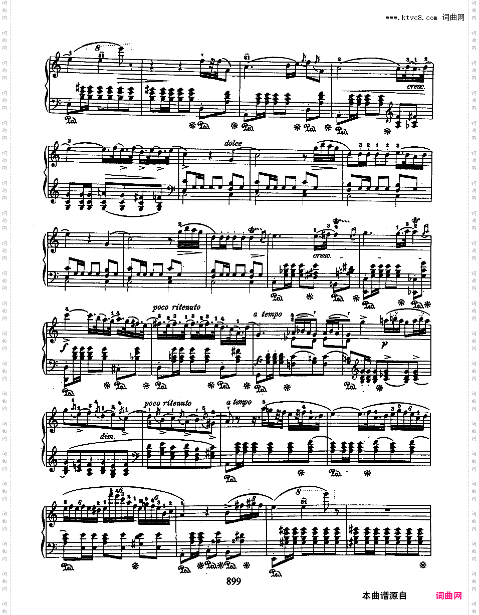 C大调波莱罗舞曲 Op·19Chopin op19 Bolero版本一