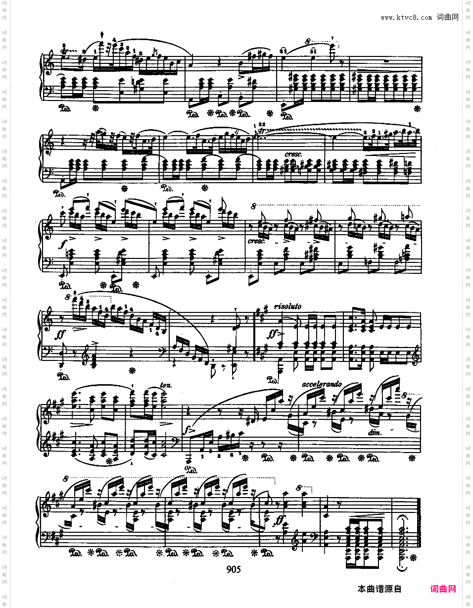 C大调波莱罗舞曲 Op·19Chopin op19 Bolero版本一