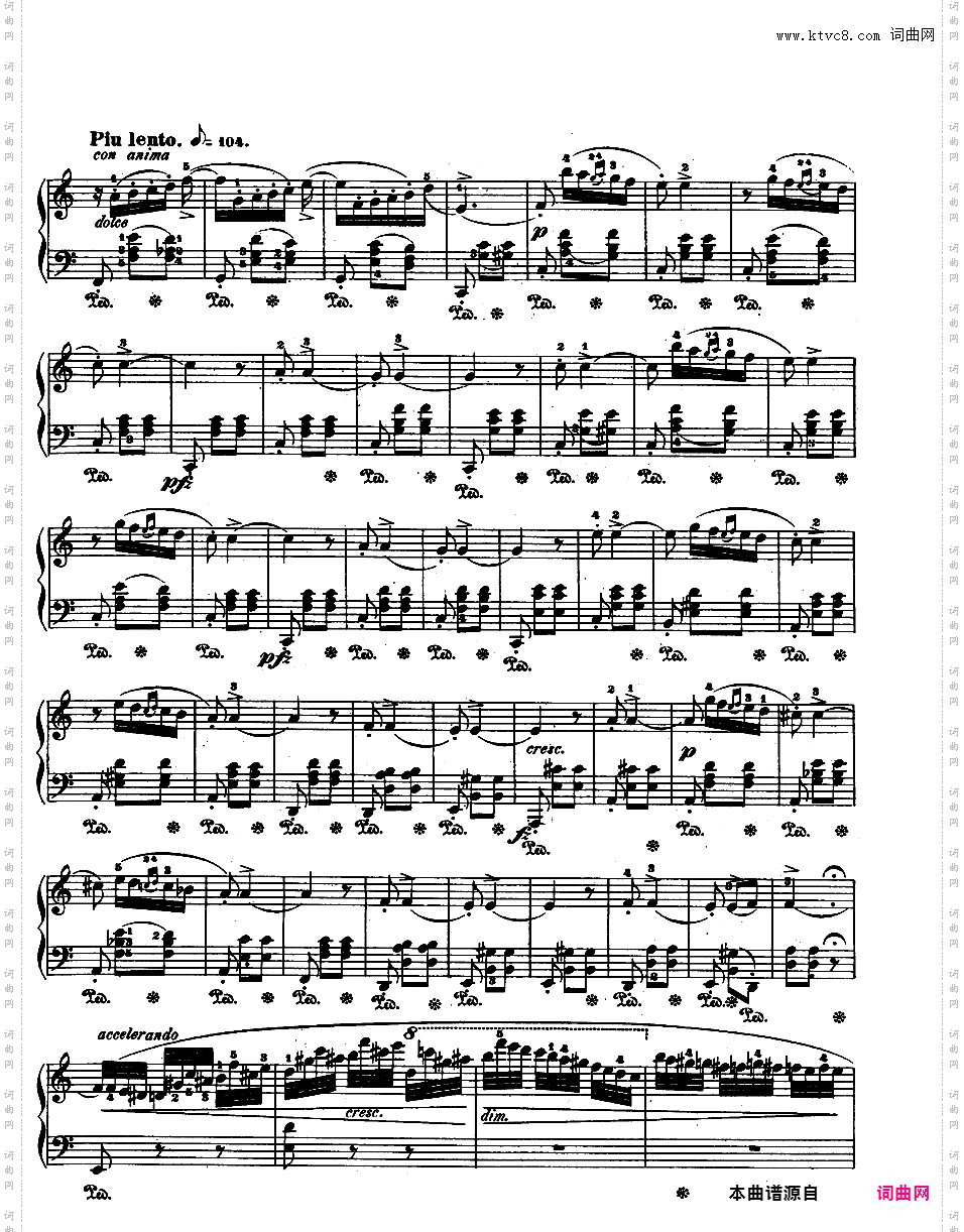 C大调波莱罗舞曲 Op·19Chopin op19 Bolero 版本二