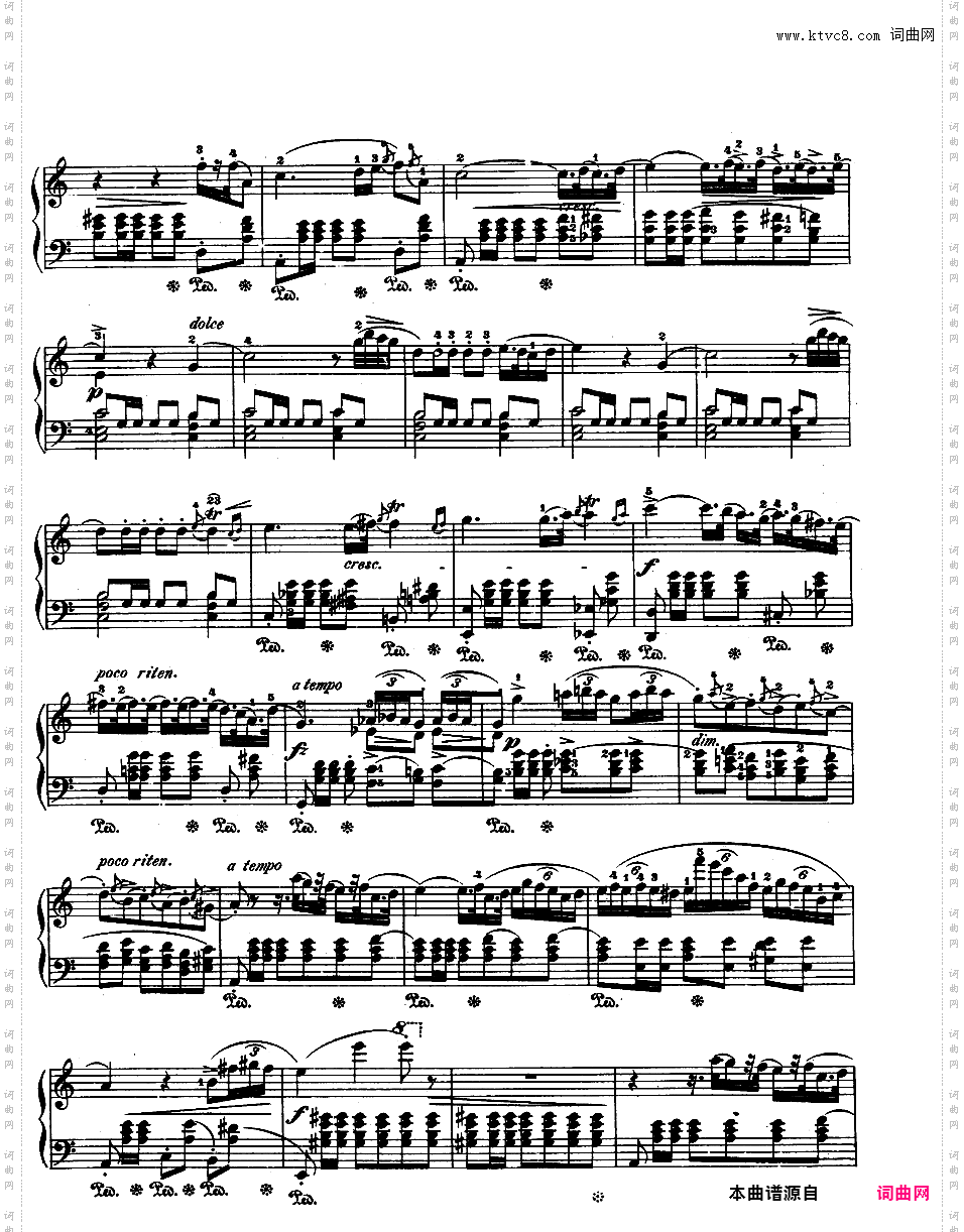 C大调波莱罗舞曲 Op·19Chopin op19 Bolero 版本二
