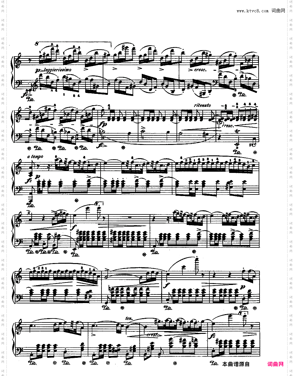 C大调波莱罗舞曲 Op·19Chopin op19 Bolero 版本二