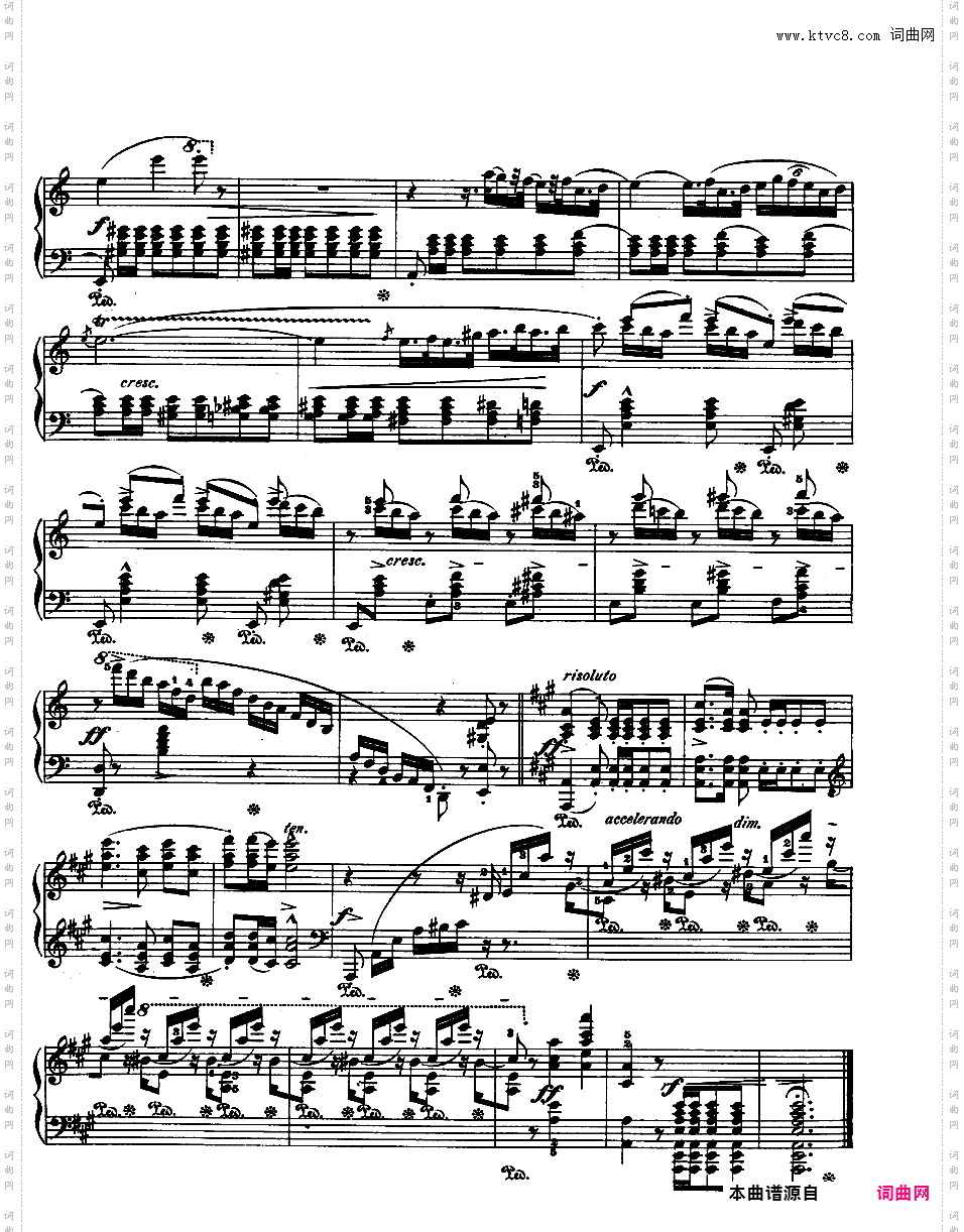 C大调波莱罗舞曲 Op·19Chopin op19 Bolero 版本二