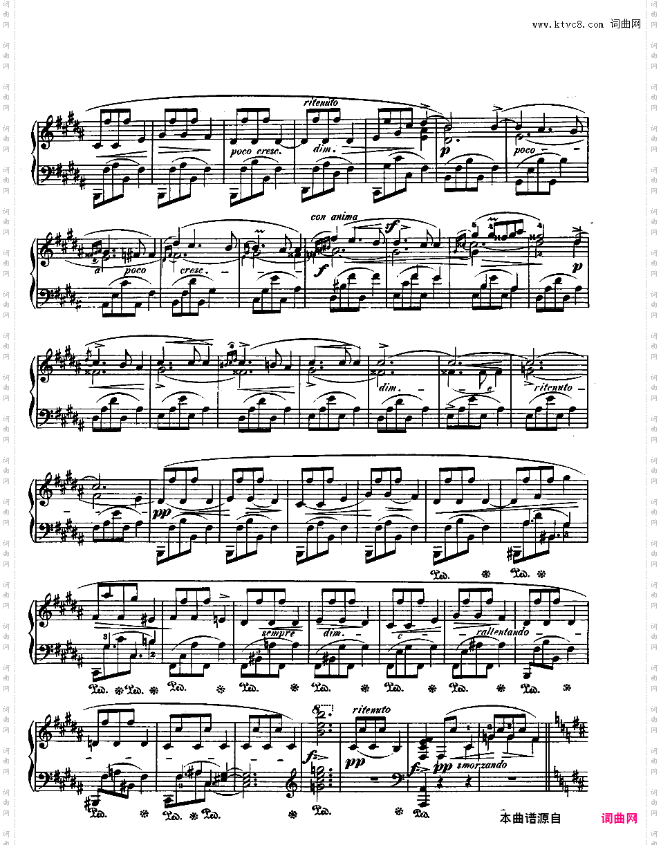 b小调第一谐谑曲 Op·20Chopin op20 Scherzo #1 in b版本一·pdf