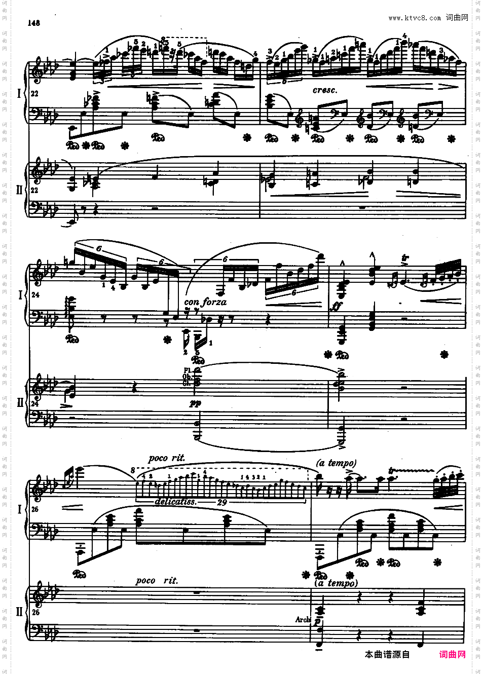 f小调第二钢琴协奏曲 Op·21Chopin op21 Piano Concerto #2 in f 双钢琴版本