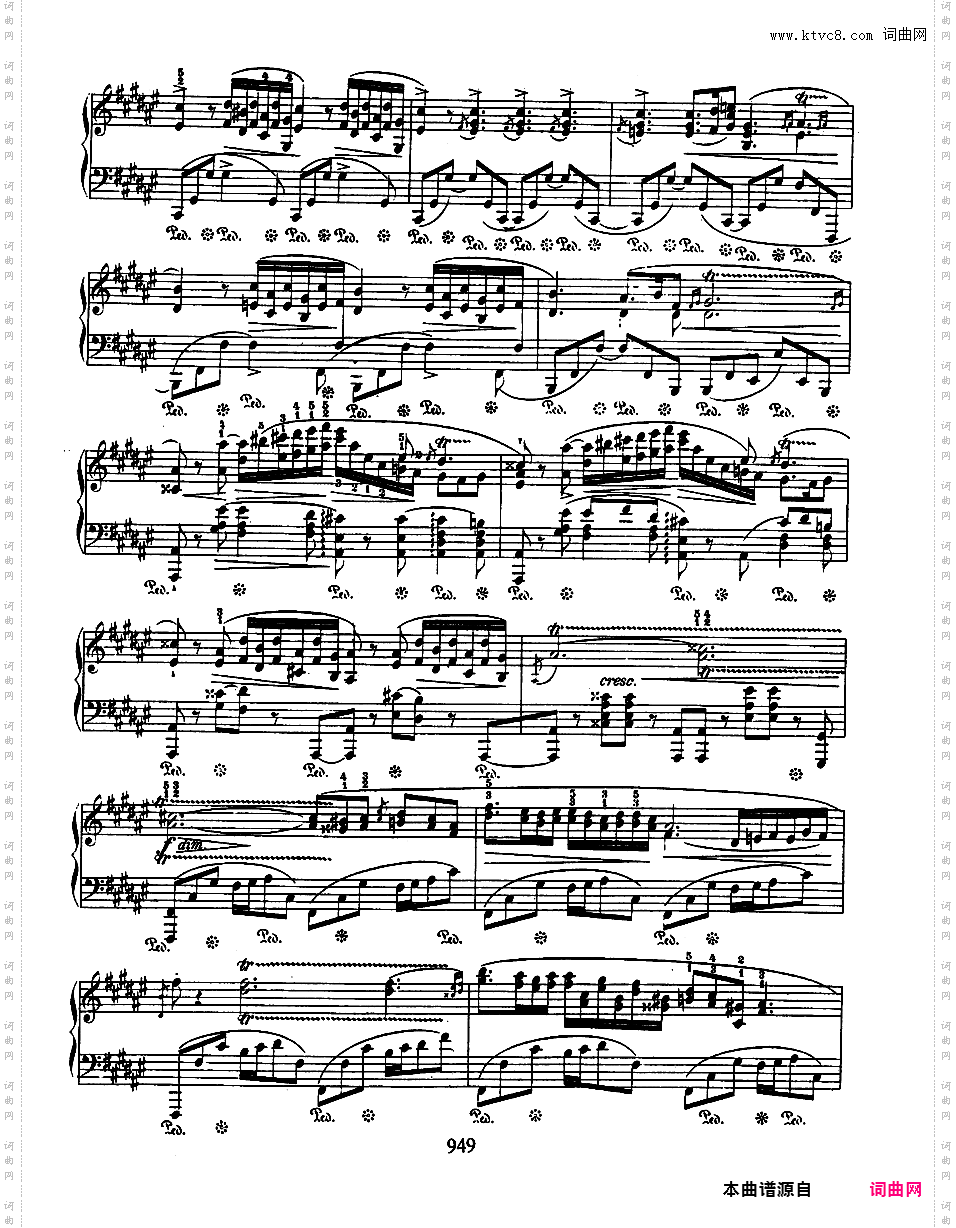 升F大调船歌 Op·60Chopin op60 Barcarole版本一