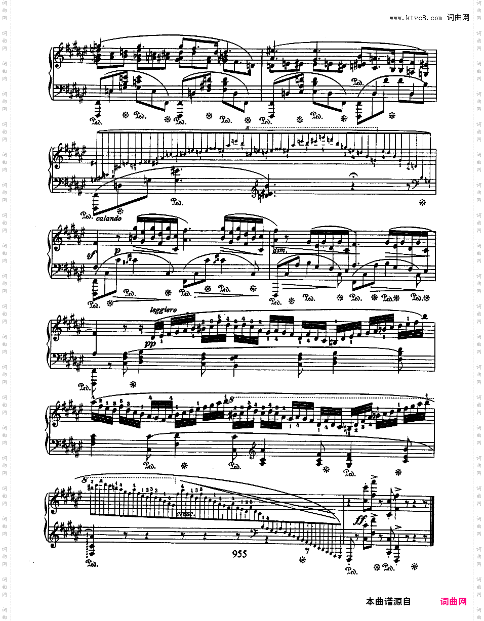 升F大调船歌 Op·60Chopin op60 Barcarole版本一