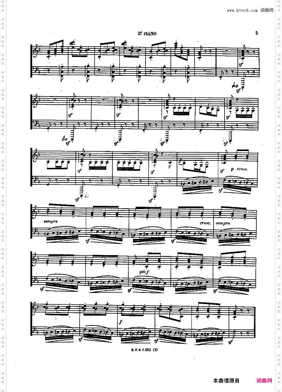 西班牙狂想曲 Espana RapsodieChabrier Espan?a two pianos - secondo