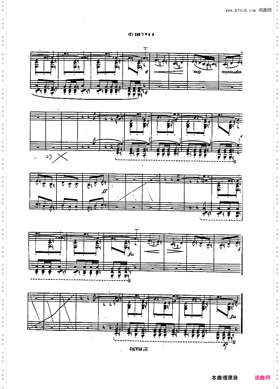 西班牙狂想曲 Espana RapsodieChabrier Espan?a two pianos - secondo
