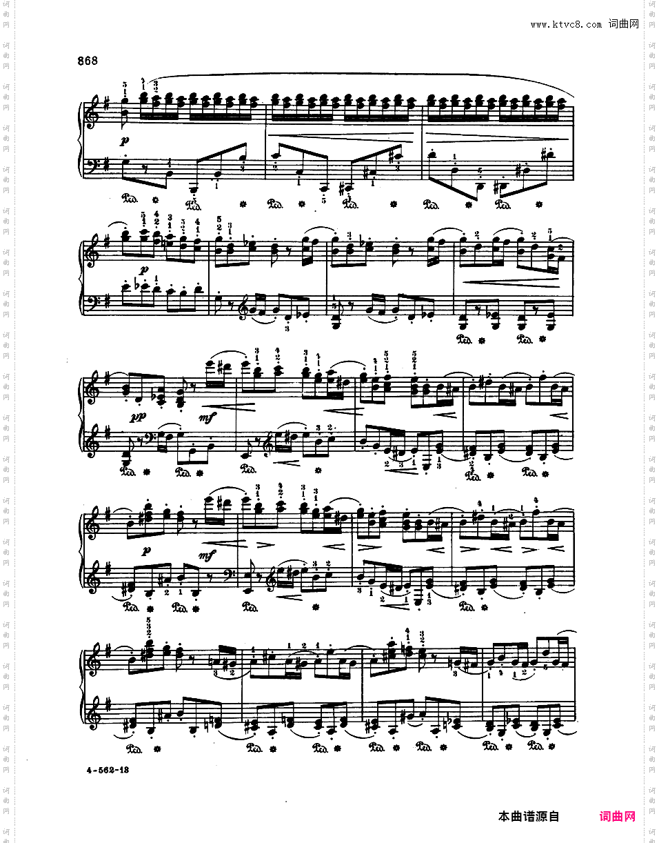 随想回旋曲 Rondo Capriccioso Op·14Mendelssohn op014 Rondo capriccoso版本二